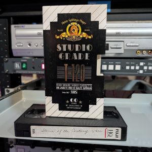 Fuji T-120 HQ in mismatched MGM sleeve Stephen King's Storm of the Century off WSYX Columbus Feb 1999 (VHS-2026-263)
