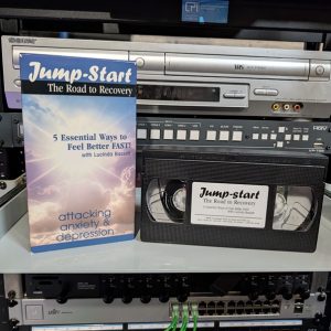 Jump-Start: The Road to Recovery - VHS tape, 1990s, Lucinda Bassett anxiety self-help program
