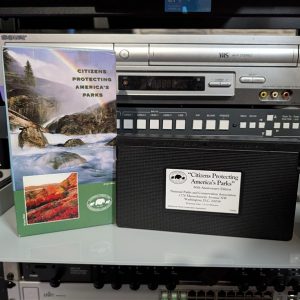 Citizens Protecting America's Parks - VHS tape, 1990s, NPCA promotional documentary