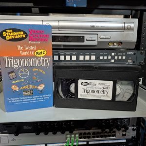 VHS-2025-039: Cerebellum Corporation VHS Standard Deviants: Twisted World of Trigonometry Part 2, 90s comedy math