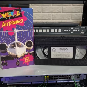VHS-2026-1164: Awesome Airplanes, physical VHS tape in the 90s Craig archive.