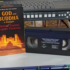 God and Buddha, a Dialogue VHS tape label