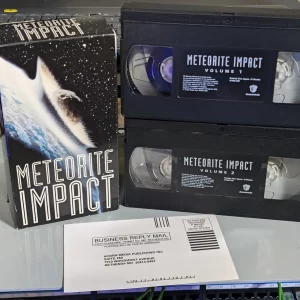 VHS-2026-1177: Meteorite Impact, physical VHS tape in the 90s Craig archive.