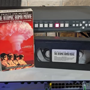 Trinity and Beyond: The Atomic Bomb Movie VHS tape label