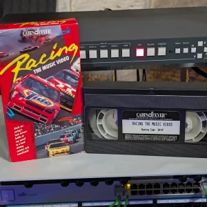 Racing: The Music Video VHS tape label