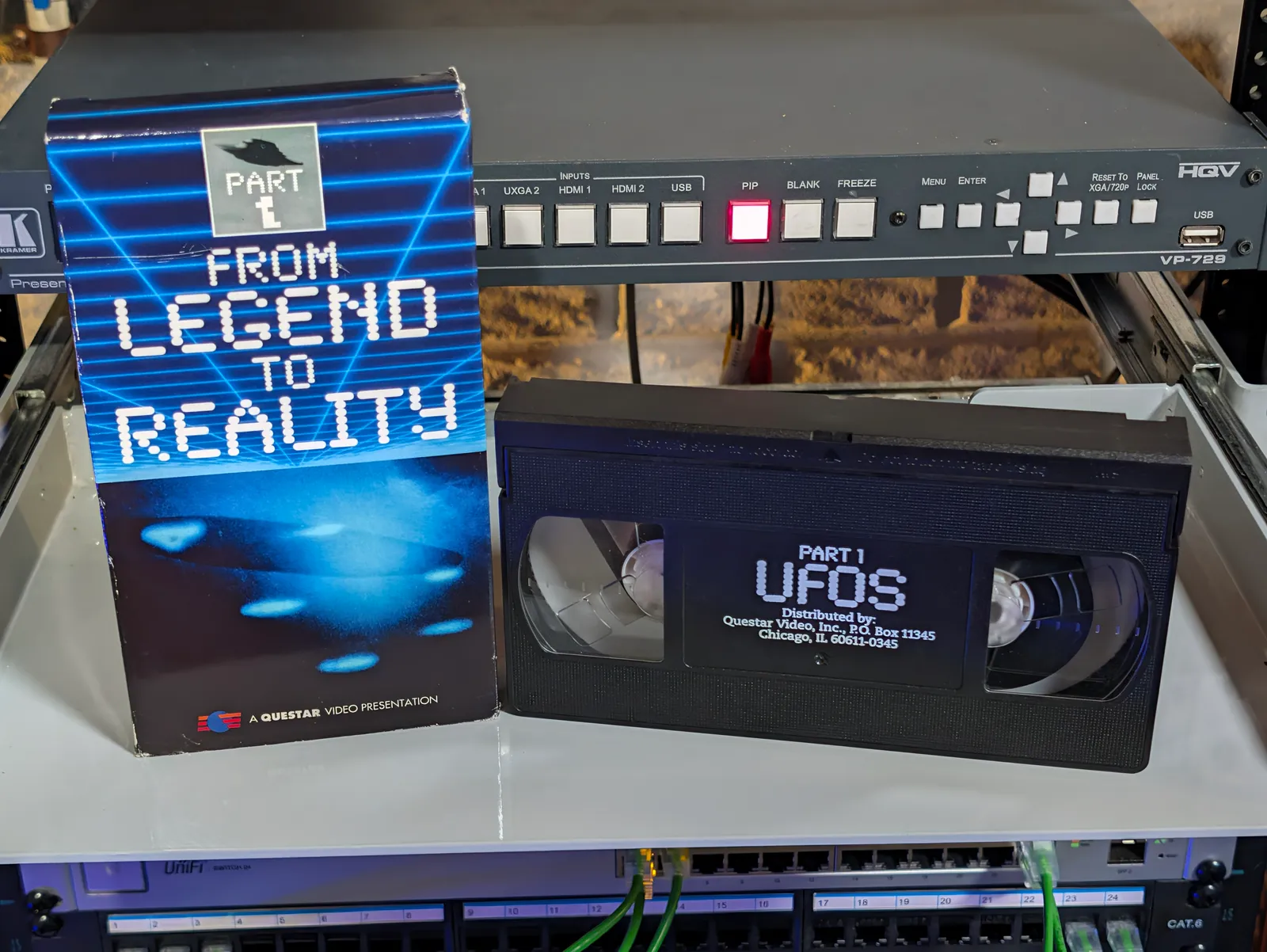 From Legend to Reality VHS tape label