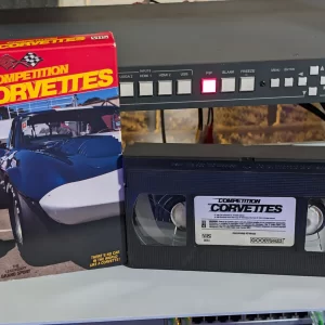 Competition Corvettes VHS tape label