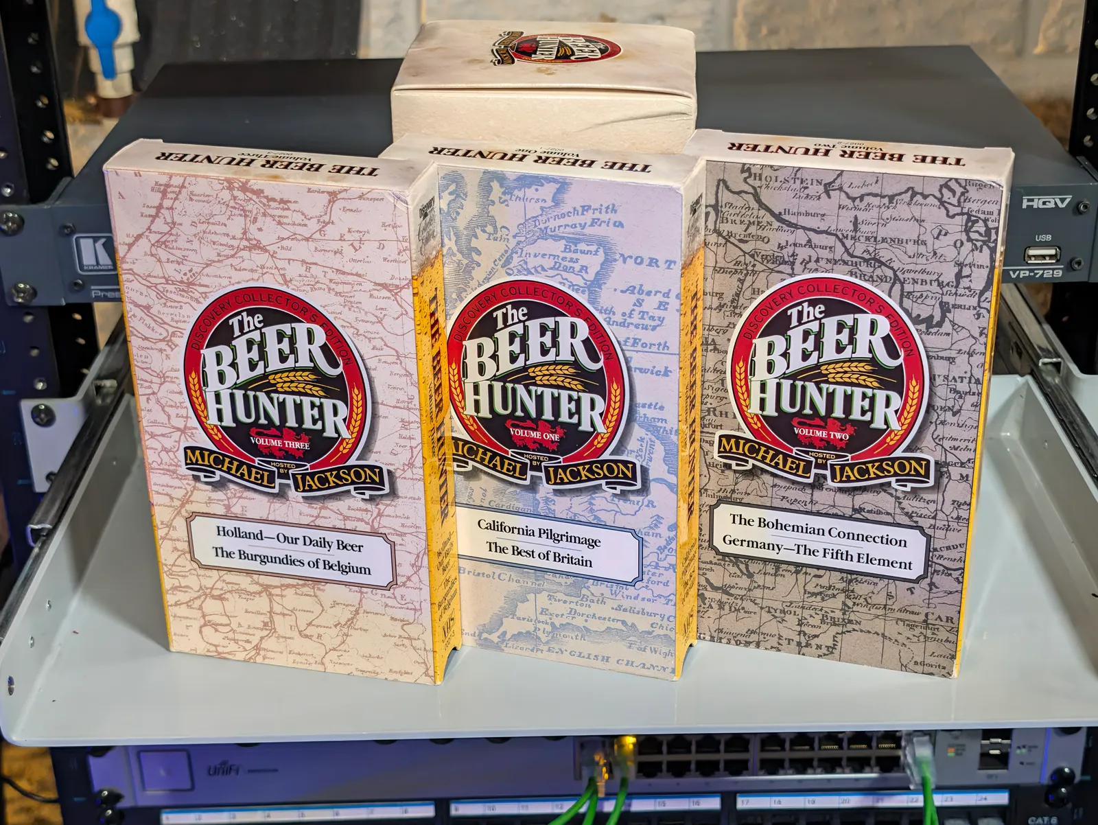 The Beer Hunter VHS tape label
