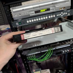 VHS tape cover for 1987 World Series Game 7 ABC broadcast Columbus recording