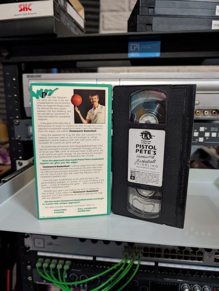 Pistol Pete's Homework Basketball Dribbling VHS 1987, Pete Maravich basketball instructional (VHS-2026-198)
