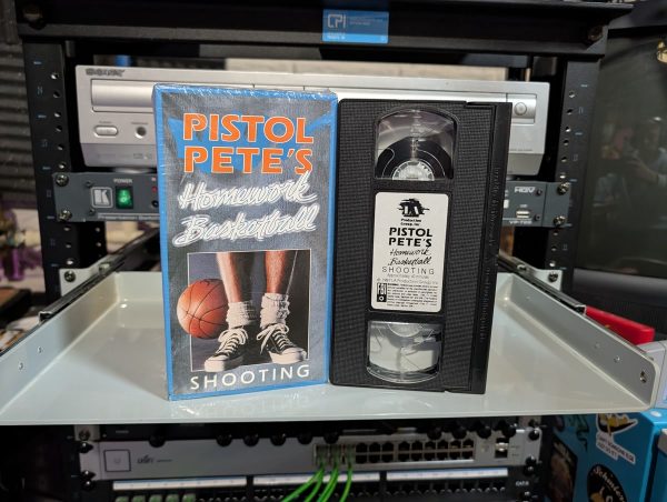 1987 basketball instructional VHS from Pete Maravich's Homework Basketball series shooting fundamentals (VHS-2026-199)