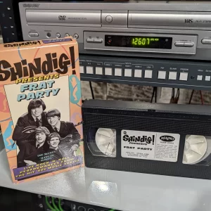 VHS-2026-743: Shindig! Presents Frat Party (1993), physical VHS tape in the 90s Craig archive.