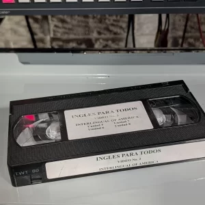 VHS-2026-754: Ingles Para Todos: Video No. 2, Units 5 to 8, physical VHS tape in the 90s Craig archive.