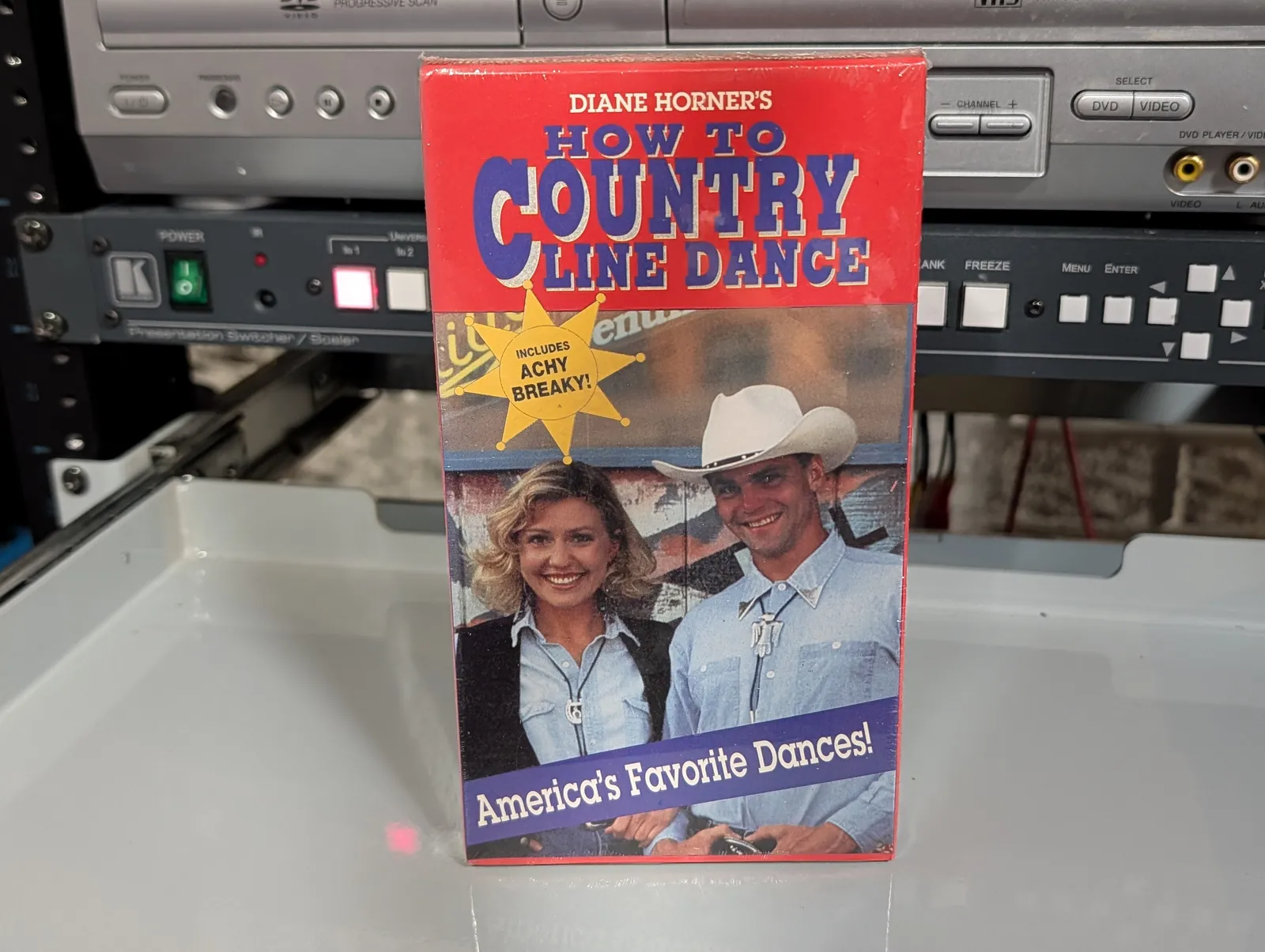 VHS-2026-796: Diane Horner's How To Country Line Dance, physical VHS tape in the 90s Craig archive.