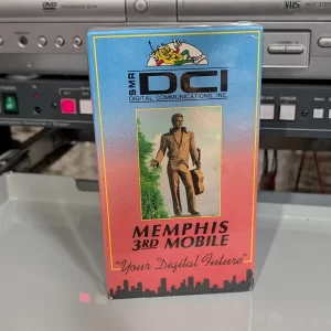 VHS-2026-797: Memphis 3rd Mobile: Your Digital Future, physical VHS tape in the 90s Craig archive.