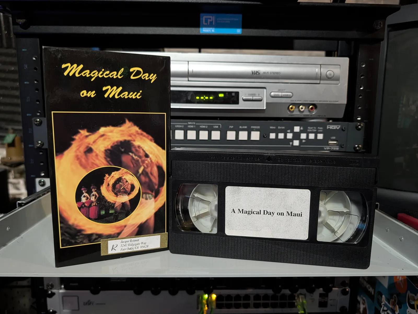 VHS-2026-803: Magical Day on Maui (1994), physical VHS tape in the 90s Craig archive.