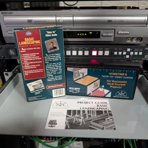 VHS-2026-833: Hometime: Basic Landscaping, Planning & Planting (1994), physical VHS tape in the 90s Craig archive.