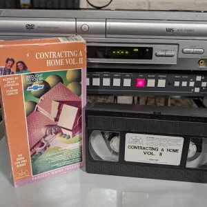 VHS-2026-841: Hometime: Contracting a Home Vol. II, physical VHS tape in the 90s Craig archive.
