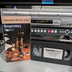 VHS-2026-852: Respiratory System: Assessment Review Series, physical VHS tape in the 90s Craig archive.