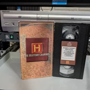 VHS-2026-854: In Search of History: Viking Explorers, physical VHS tape in the 90s Craig archive.