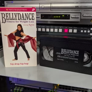 VHS-2026-863: Bellydance: Fitness for Weight Loss - Hip Drop Hip Hop (2002), physical VHS tape in the 90s Craig archive.
