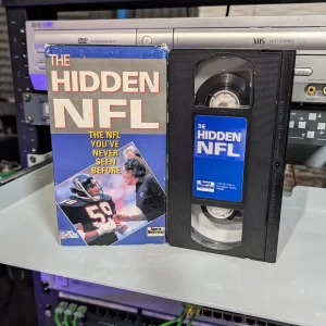 VHS-2026-867: The Hidden NFL (1991), physical VHS tape in the 90s Craig archive.