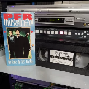 VHS-2026-869: PFR Unleashed: On Stage. On Film. On Life. (1994), physical VHS tape in the 90s Craig archive.