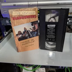 VHS-2026-889: The Kentucky Headhunters: Pickin' On Nashville - The Videos (1990), physical VHS tape in the 90s Craig archive.