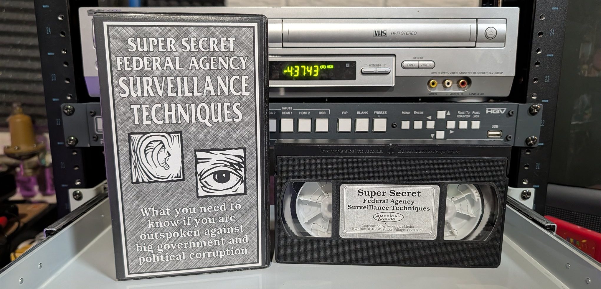 Cover of Super Secret Federal Agency Surveillance Techniques VHS