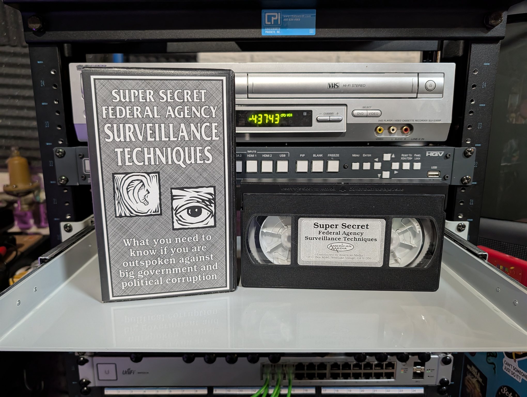 Cover of Super Secret Federal Agency Surveillance Techniques VHS