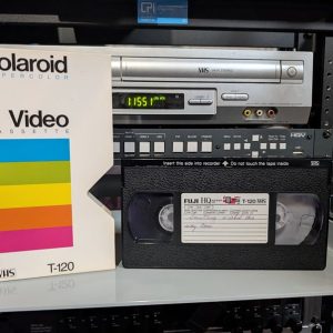 Something Wicked This Way Comes Home Recording - VHS tape, 1983 Disney film, home-recorded TV broadcast