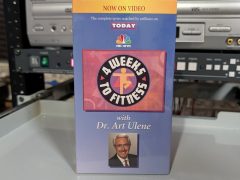 4 Weeks to Fitness with Dr. Art Ulene - VHS tape, 1990s, NBC Today Show fitness workout program