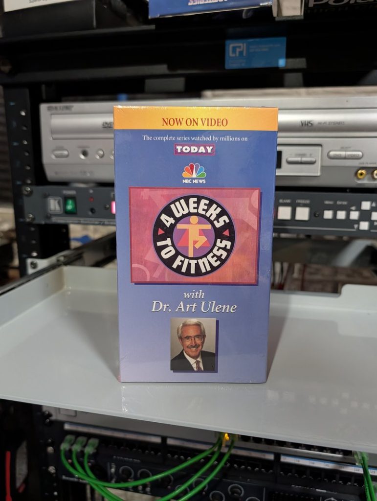 4 Weeks to Fitness with Dr. Art Ulene - VHS tape, 1990s, NBC Today Show fitness workout program