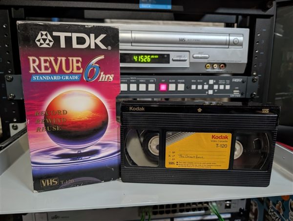 Unlabeled cassette, UPN 43 WUAB Cleveland, Star Trek Voyager, local broadcast, Feb 1997 (VHS-2026-419)