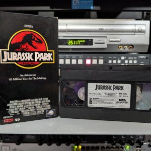 Jurassic Park - VHS tape, 1993, MCA Universal Home Video commercial release