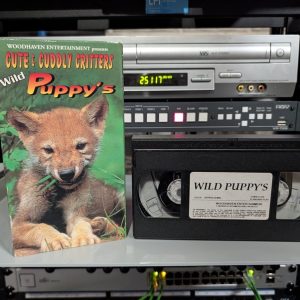 Cute and Cuddly Critters Wild Puppys and Baby Animals - VHS tape, 1990s, Woodhaven Entertainment nature