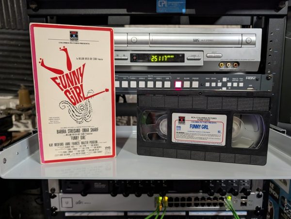 VHS-2026-460: RCA Columbia Pictures VHS with Barbra Streisand on cover, Funny Girl, 1968 musical biography of Fanny Brice