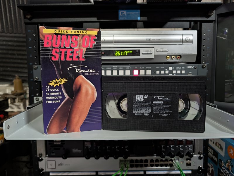 Buns of Steel Quick Toning - VHS tape, 1990s, Tamilee Webb fitness workout collection