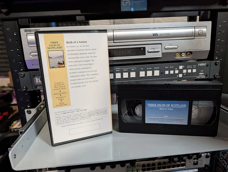 Three Faces of Scotland: Birth of a Nation: tape photo 2