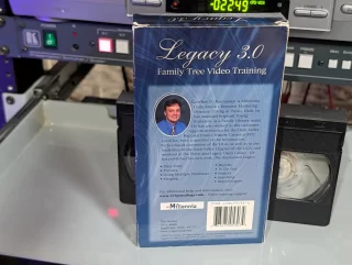 Legacy 3.0 Family Tree Video Training (2000): tape photo 1