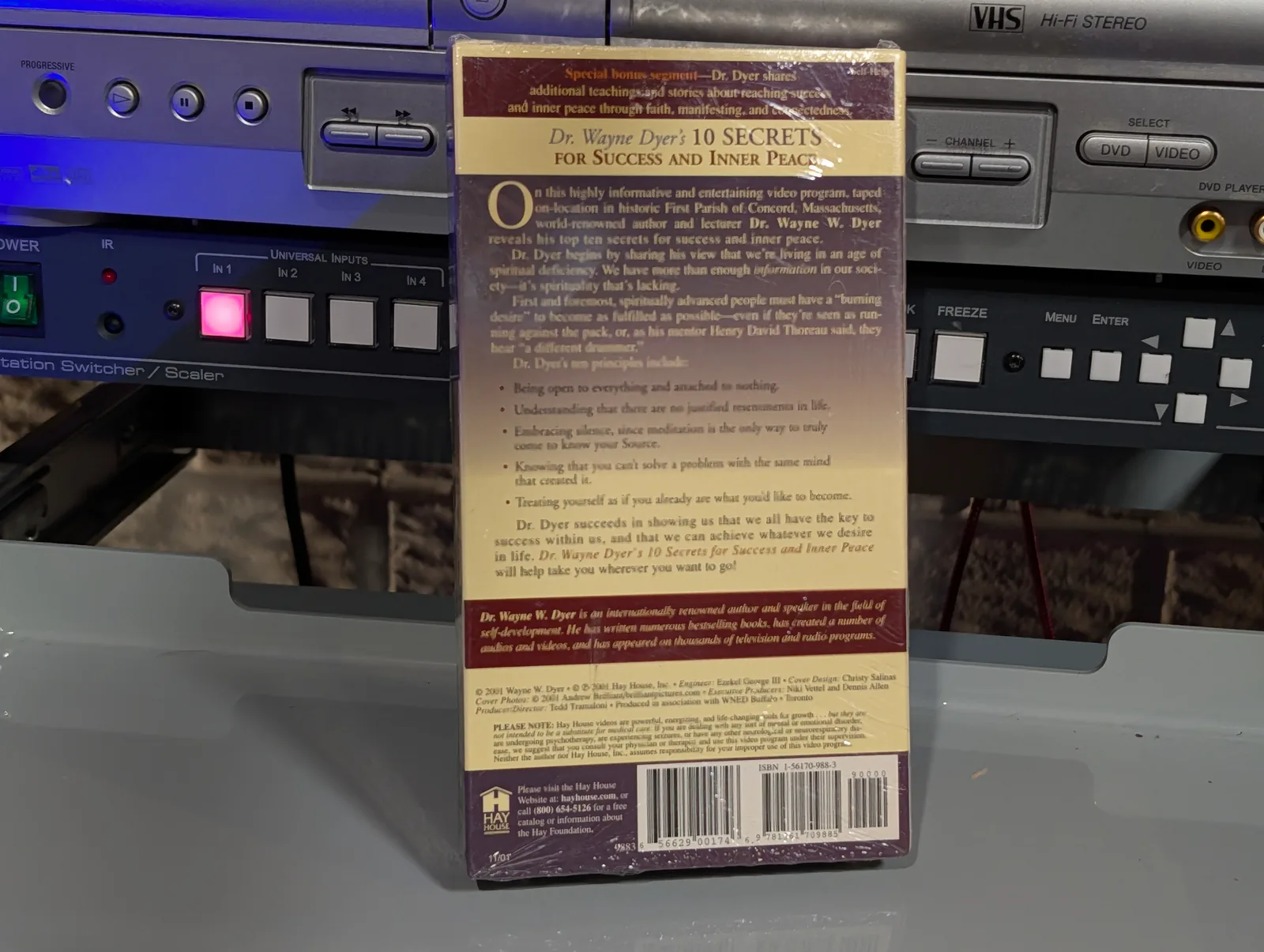 Dr. Wayne Dyer's 10 Secrets for Success and Inner Peace (2001): tape photo 2