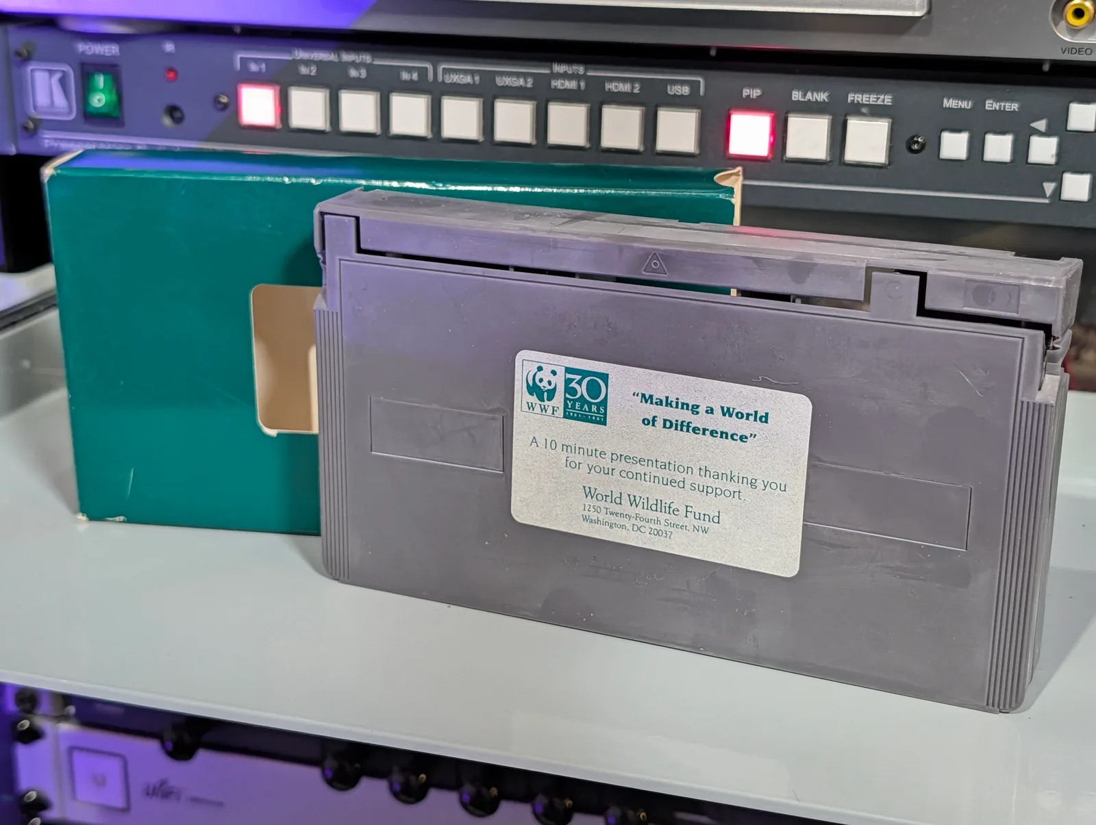 Making a World of Difference: WWF 30 Years: tape photo 1