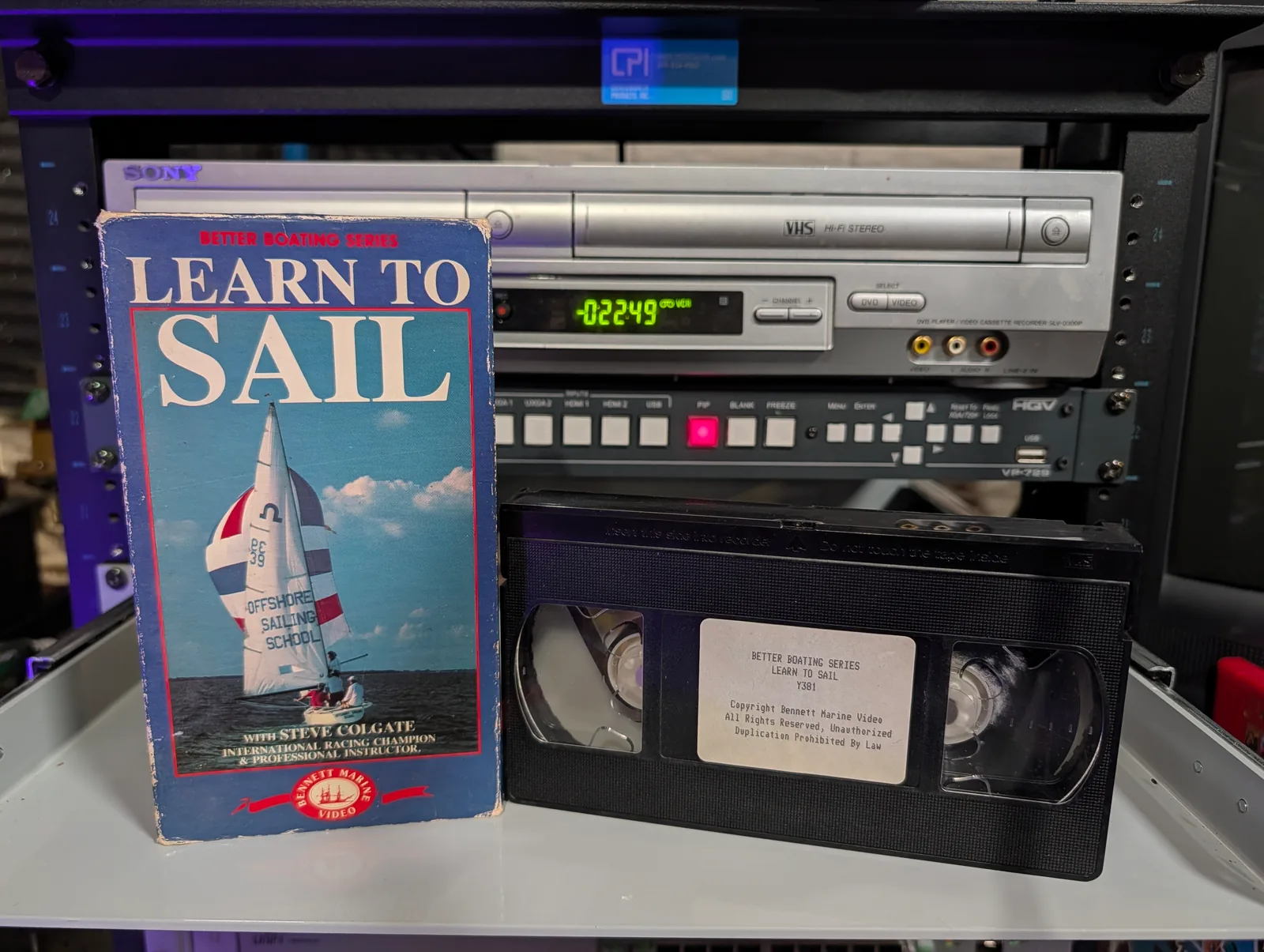 Learn to Sail with Steve Colgate (1983): tape photo 1