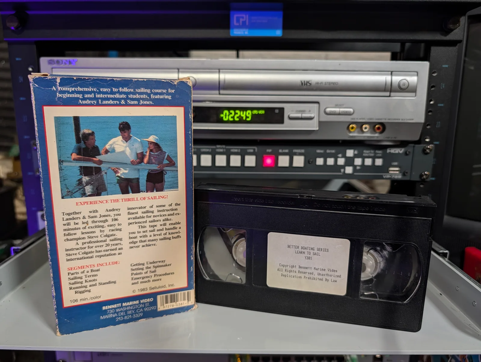 Learn to Sail with Steve Colgate (1983): tape photo 2