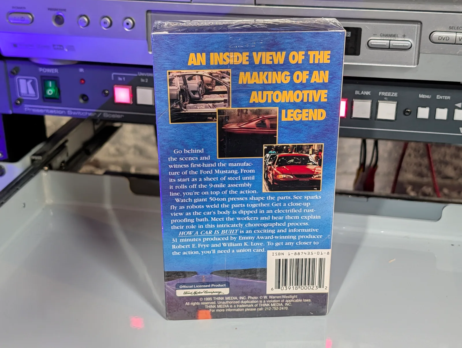 How a Car is Built: Featuring the Ford Mustang (1995): tape photo 2