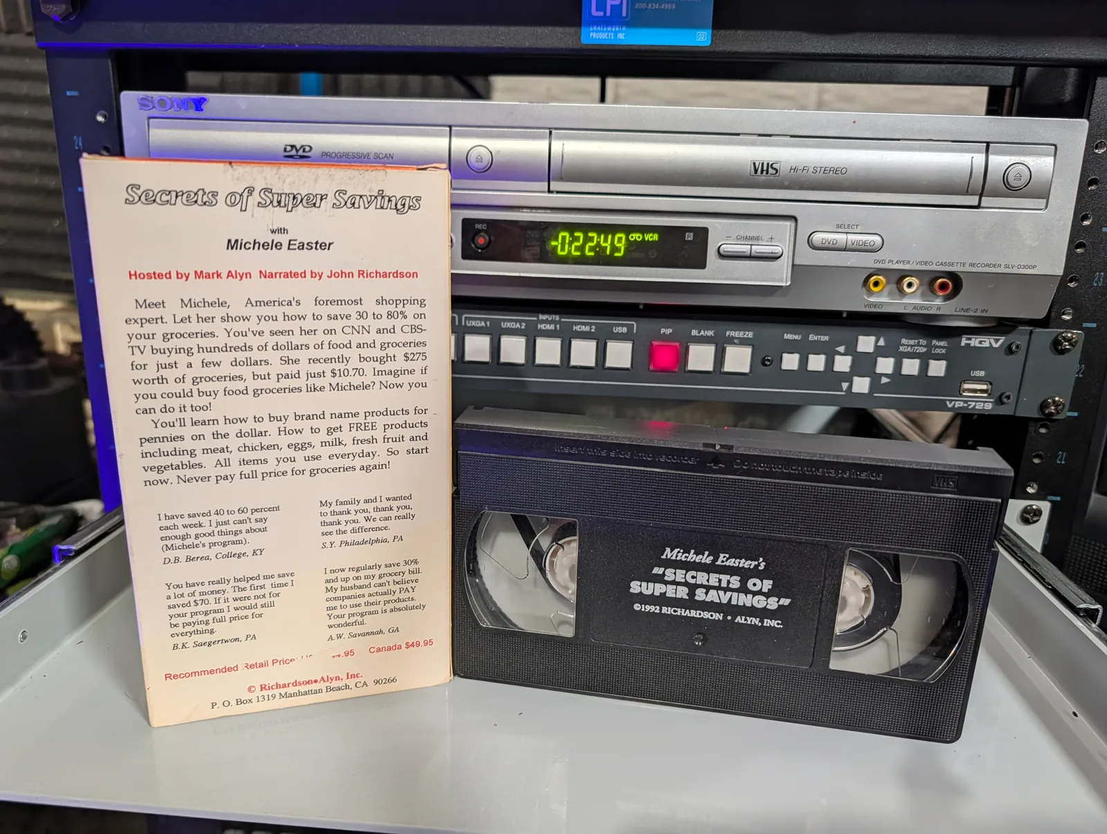 Michele Easter's Secrets of Super Savings (1992): tape photo 2