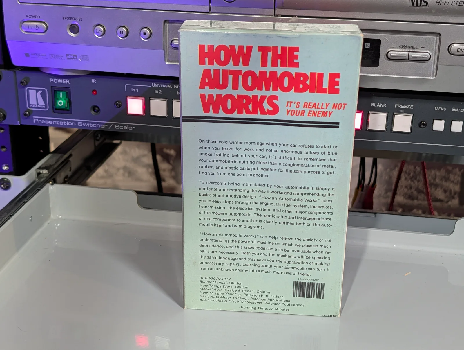 How the Automobile Works: It's Really Not Your Enemy: tape photo 2