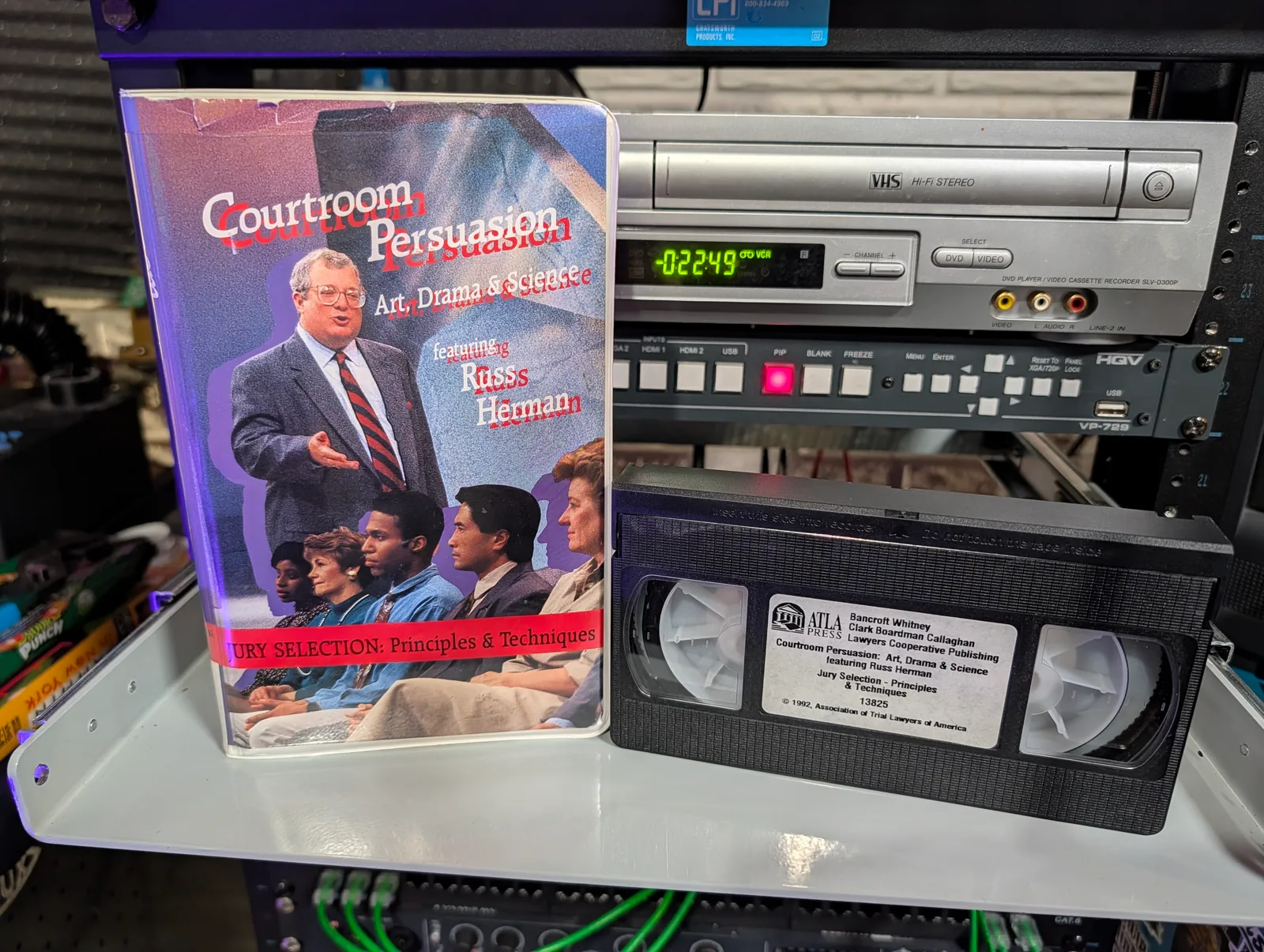 Courtroom Persuasion: Jury Selection with Russ Herman (1992): tape photo 1