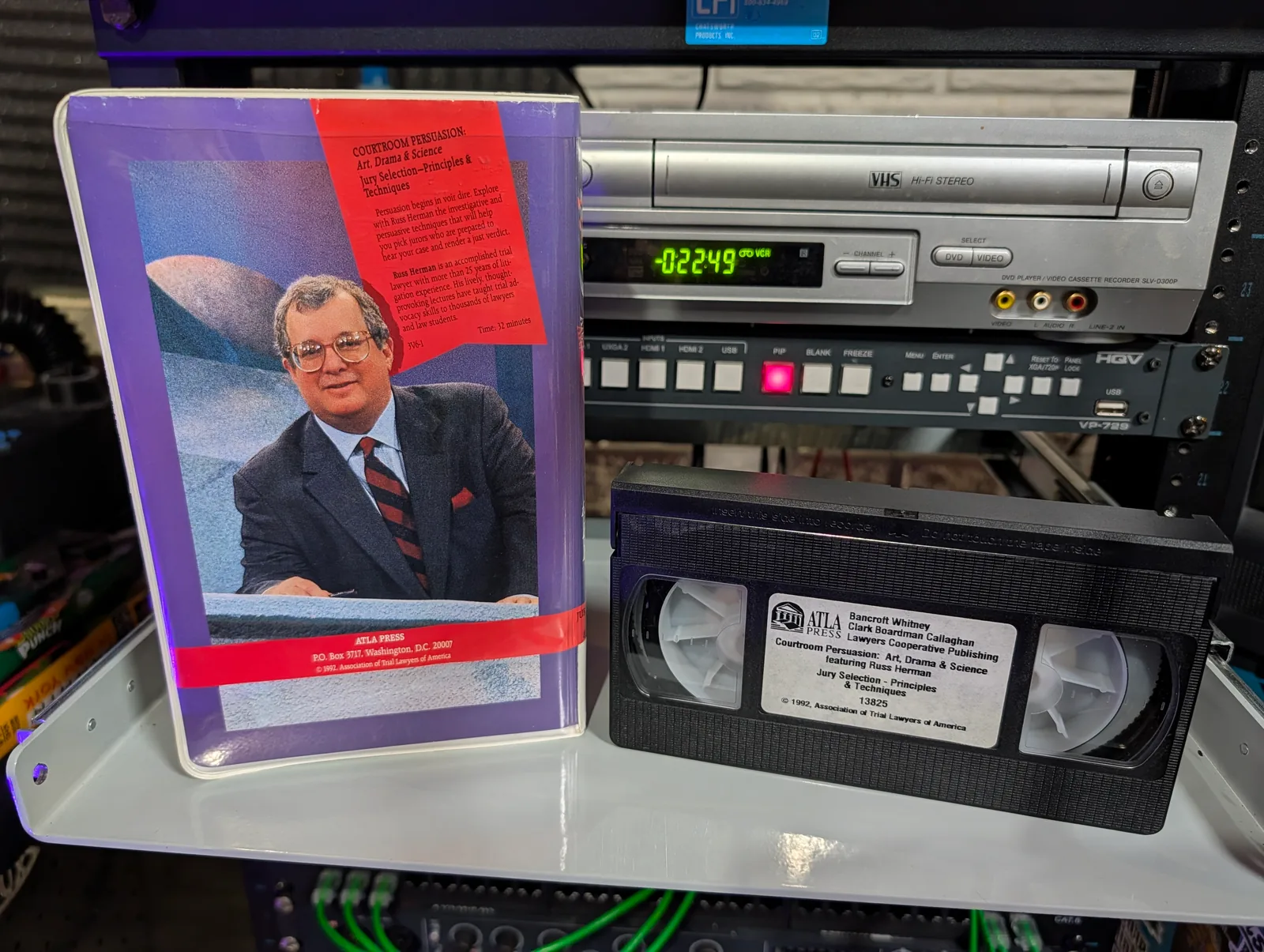 Courtroom Persuasion: Jury Selection with Russ Herman (1992): tape photo 2