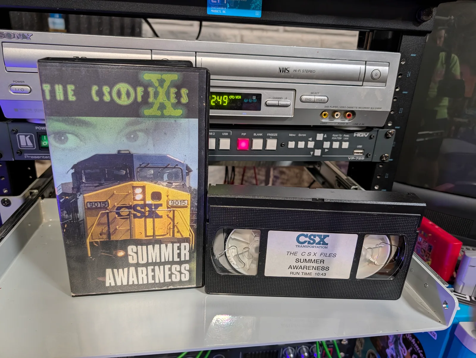 The CSX Files: Summer Awareness: tape photo 1